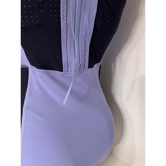 Athleta Cross Train One Piece Swimsuit Victorian Periwinkle/Dress Blue - M - Picture 6 of 7